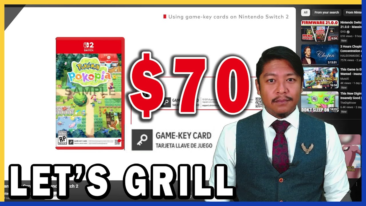 Absolutely GRILLING over Nintendo's Pok&eacute;mon Pokopia Game Key Card Announcement