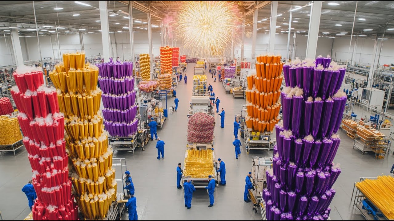 Unveiling the WILD Manufacturing Process of Fireworks!