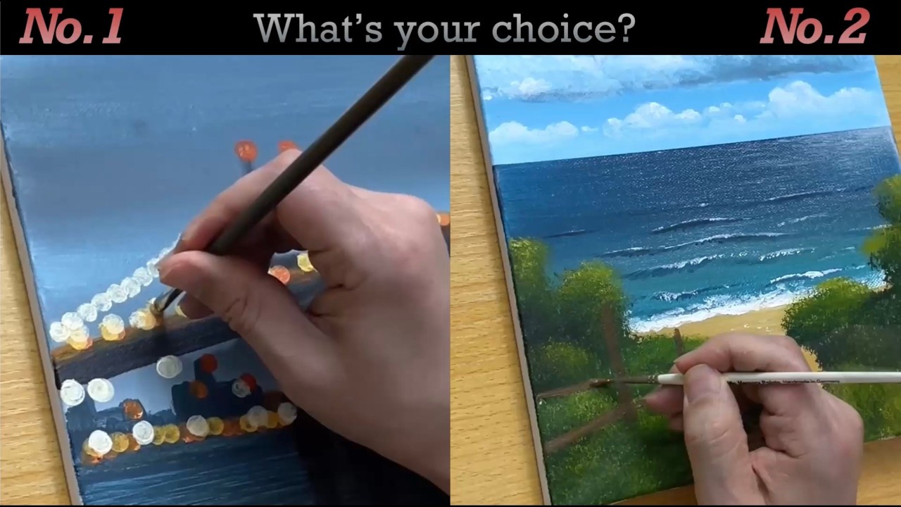 Acrylic Painting - What's Your Choice?