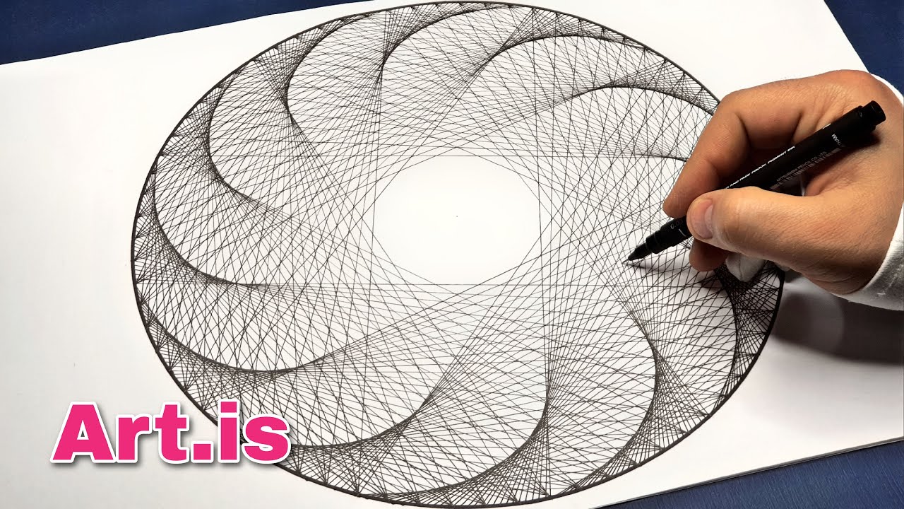 Drawing a Simple Geometric Pattern | Art is