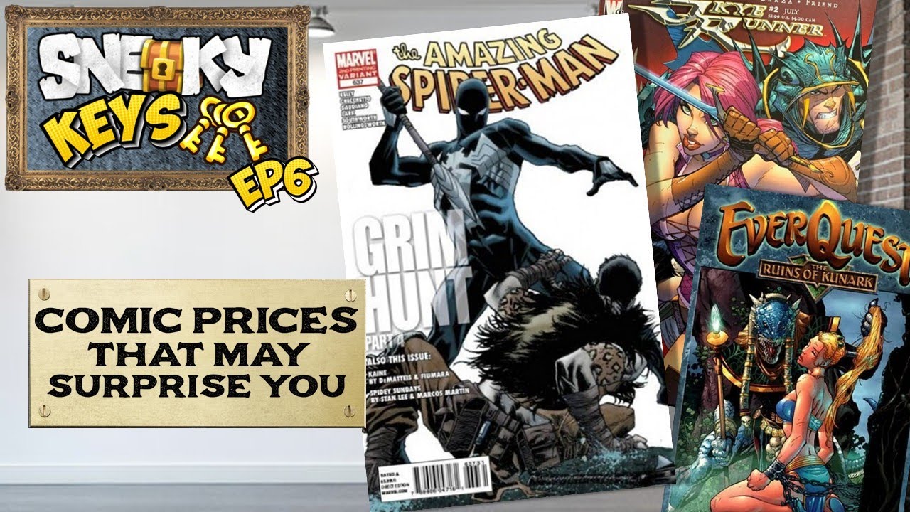 Comic Prices that may Surprise You 🗝️  Spider-Man 2nd's, Jim Lee Covers, & More 🗝️ Sneaky Keys Ep6