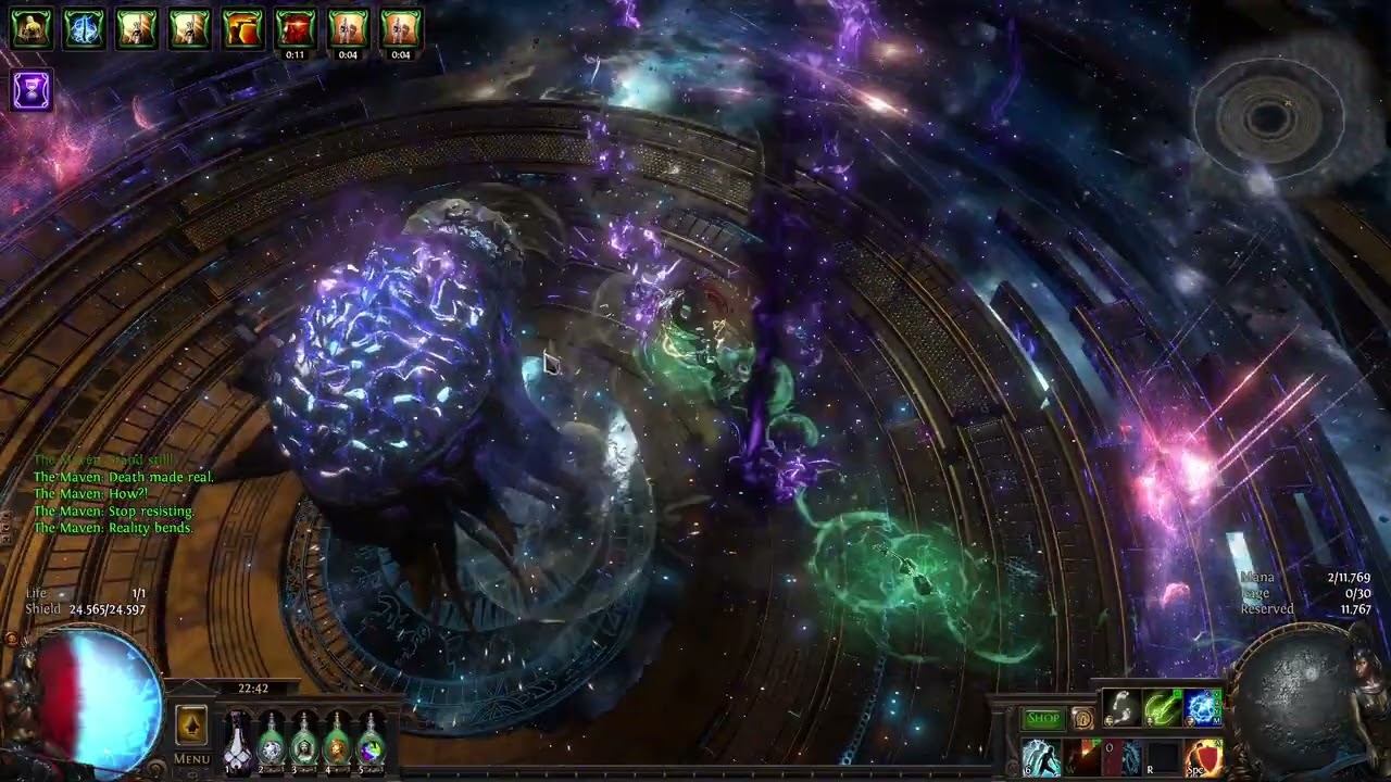 [PoE 3.26] Mana Stacking Kinetic Blast of Clustering Whispers of Infinity Guardian