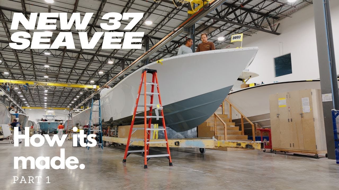 HOW IT'S MADE. ALL NEW FISH BLUEWATER SEAVEE 370Z. DEEP DIVE ON COMPLETE BUILD PROCESS. PART 1