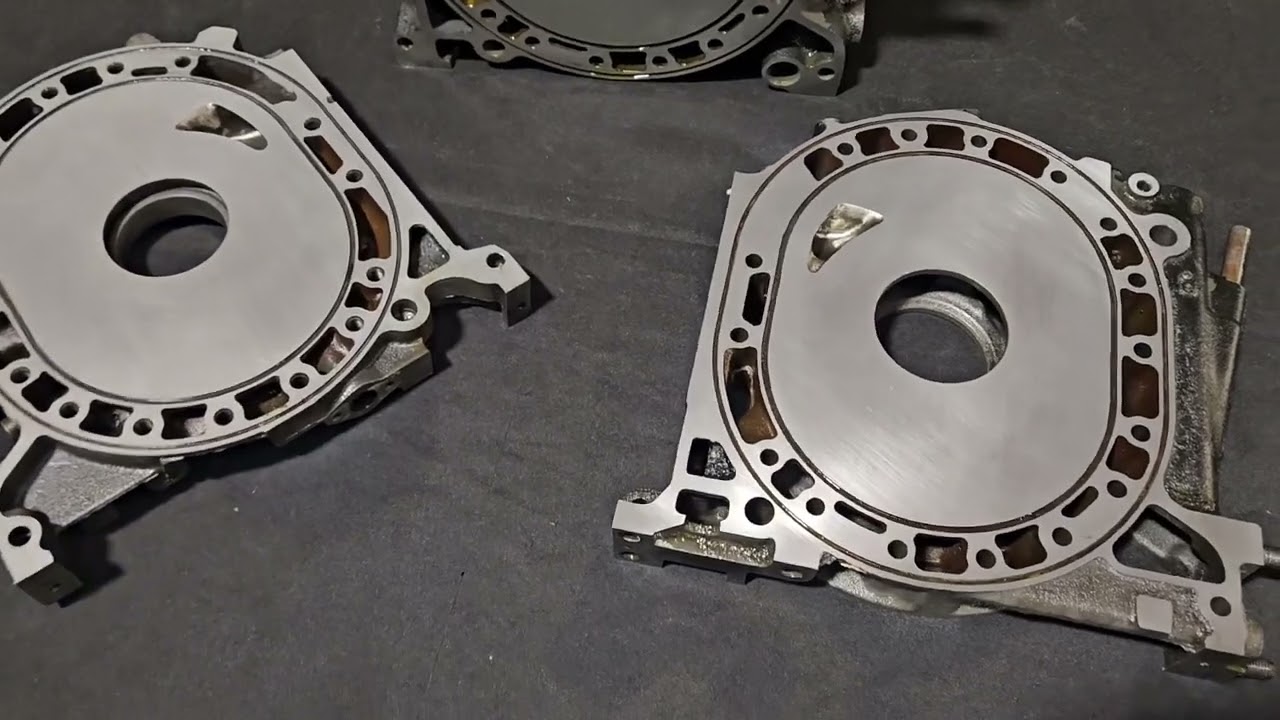 LAPPING RX7 Plates - Before & After - Mazda 93-99 FD3S Rotary Engine services - Kyle Mohan Racing