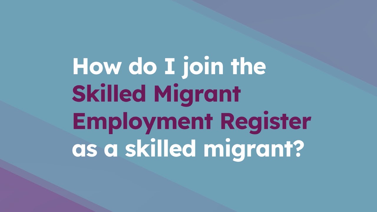 Skilled Migrant Employment Register - How-to Guide for Skilled Migrants