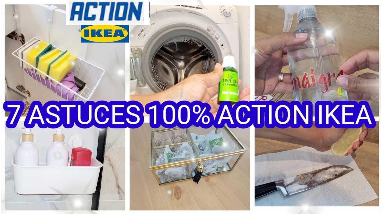7 ASTUCES👌100% ACTION/IKEA A CONNAÎTRE #actionaddict #action #cleaninghacks #hacks #cleaning #ikea