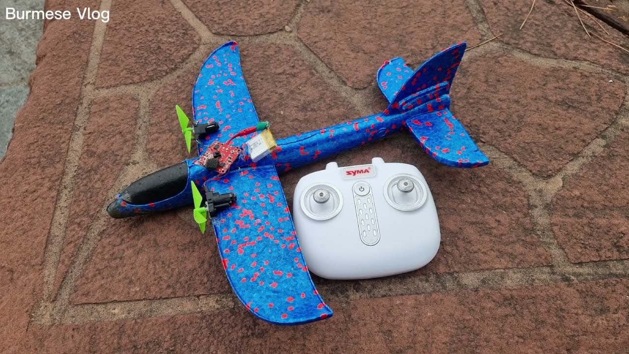 Syma Drone change to foam glider plane