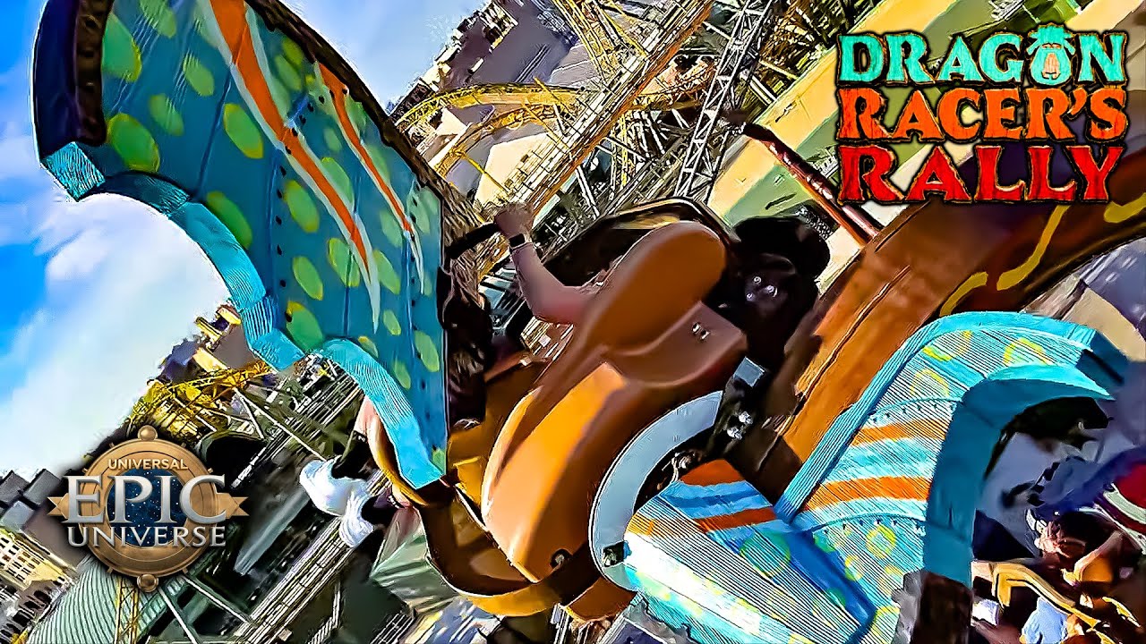 2025 Dragon Racer’s Rally On Ride POV Universal Epic Universe