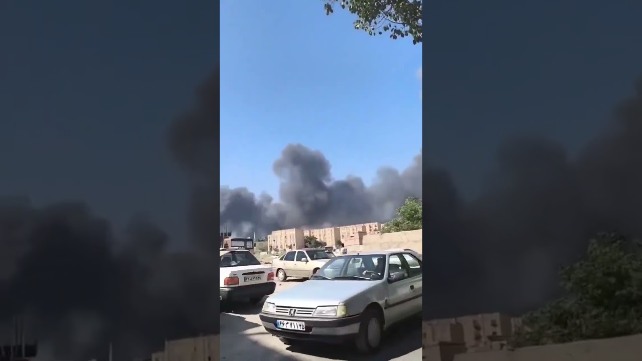 Multiple airstrikes on Iranian city of Tabriz #iranisraelwar #iranattack #irannuclear #shorts