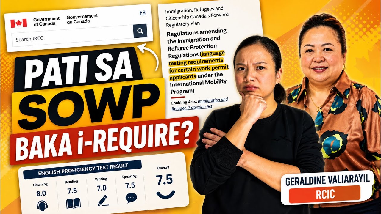 English test requirement for some work permits COMING SOON! 