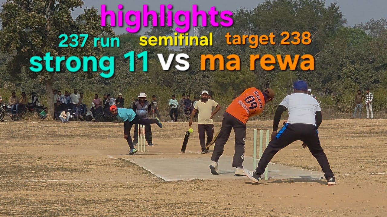  27 January 2026 🇮🇳 cricket jabalpur highlights semifinal match strong 11 vs ma rewa #rmcc #cricket