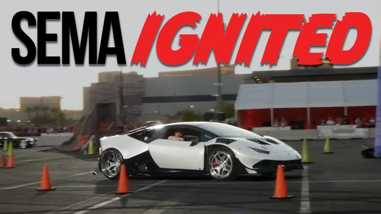 SEMA Ignited - cruise, drift demos and nitro circus!