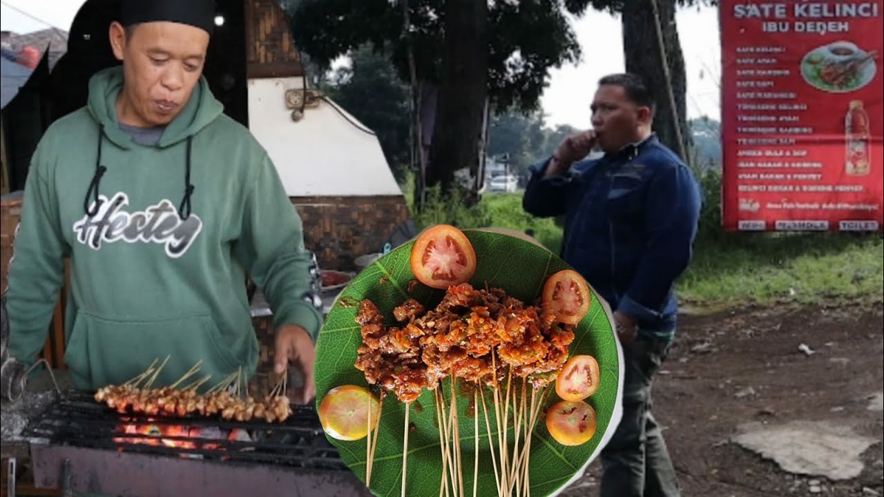 SATE KELINCI LEMBANG BANDUNG PEDAS NAMPOL