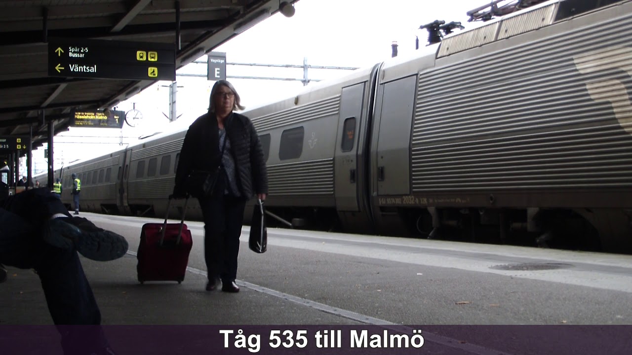 Tåg Linköping 18.10.21