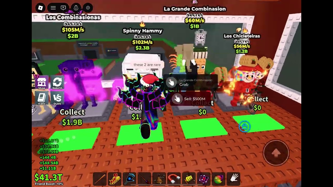 BASE TOUR IN SAB (4 1000mills..+ new best brainrot