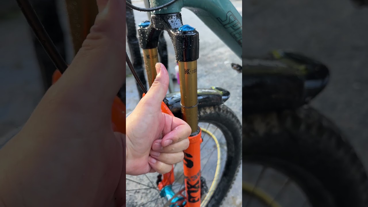 Never do this to your Fox Factory Kashima Fork! 😵 #fox #kashima #foxfactory #mtb