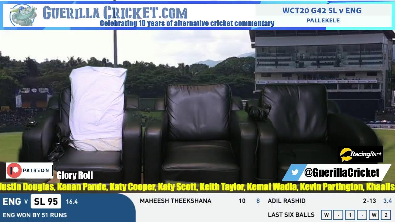 WCT20 G42 ENG v SL, Pallekele