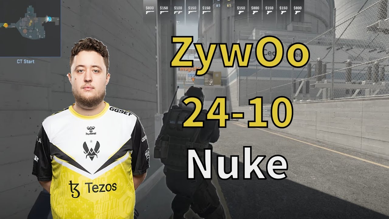 ZywOo Faceit Nuke POV 24Kills  | 2024/05/10 CS2 ZywOo POV #cs2