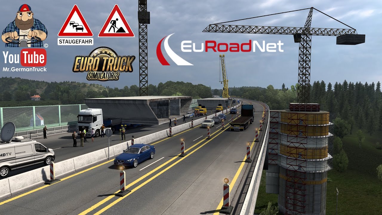 [ETS2 v1.54] MEGA Baustellen & Haltestellen Mod