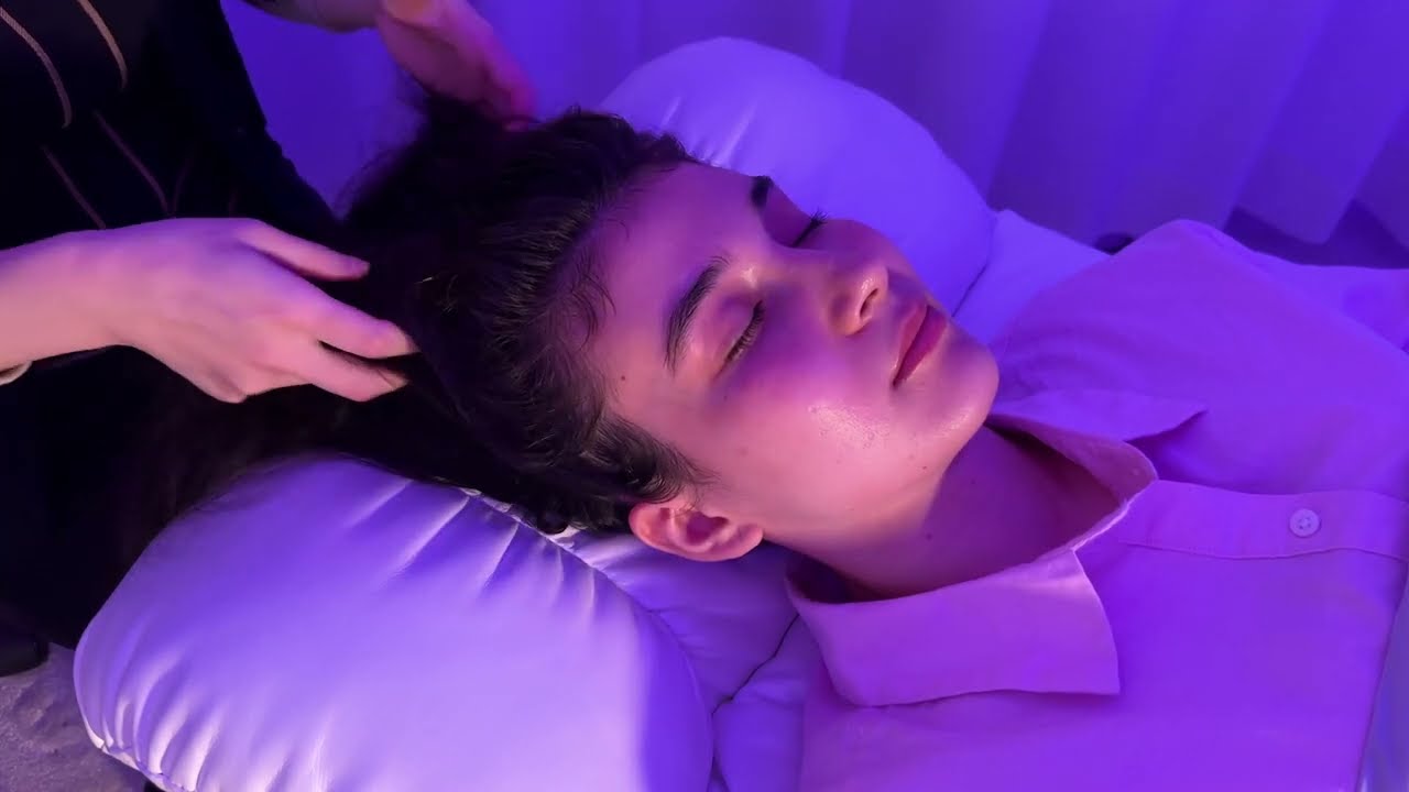 ASMR I got LITERALLY NICEST HEAD SPA IN OSAKA, JAPAN (SOFT SPOKEN)
