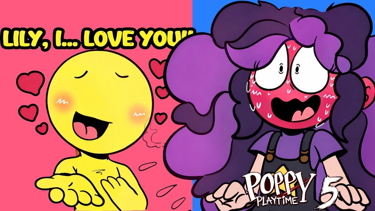 Player Confessed His Love To Lilylovebraids!?😱😳Poppy Playtime Chapter 5 Comic Dub 