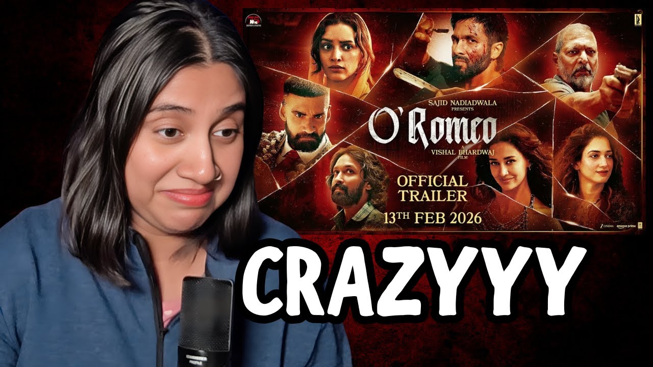 O'Romeo Trailer Reaction  | Vishal B, Shahid K,  Triptii D | Ashmita Reacts