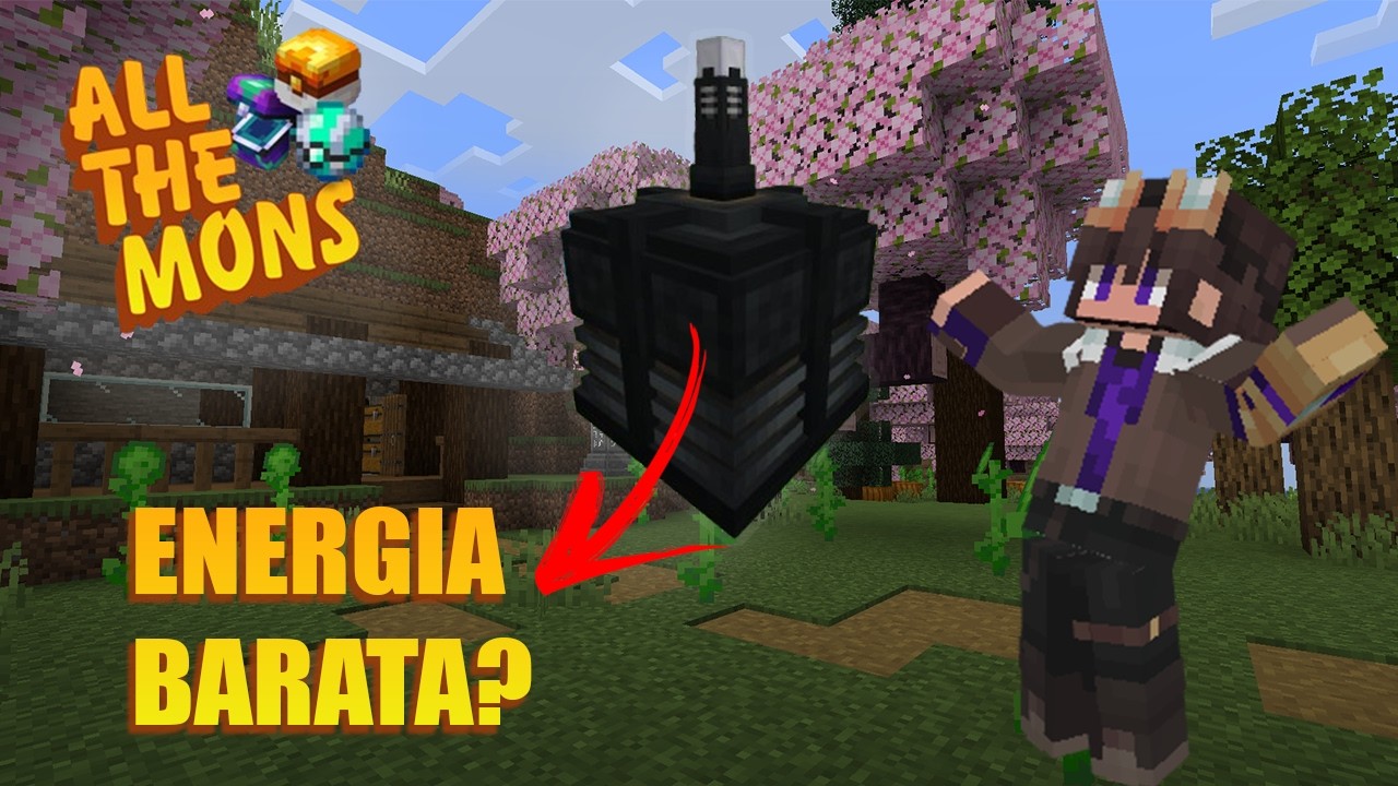 Energia Barata e Simples de Fazer! #minecraft #allthemons (EP #1) #minecraftmods