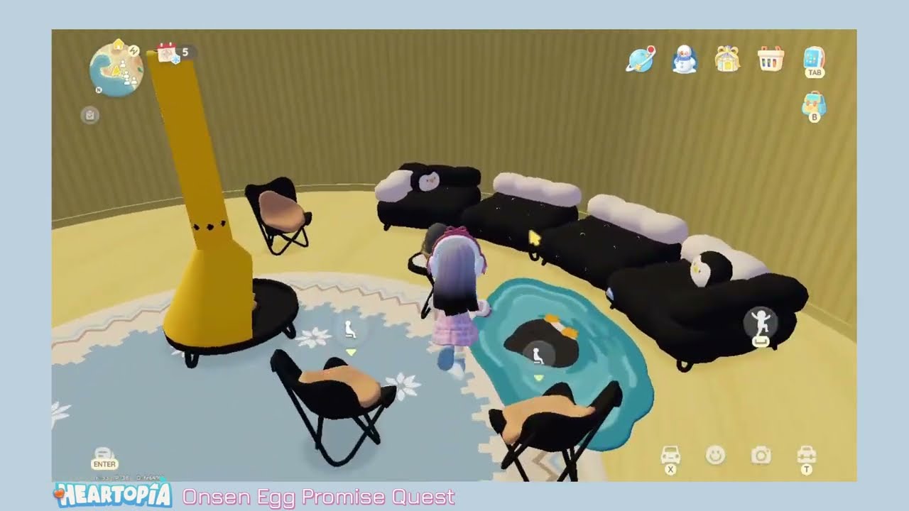 Heartopia | Onsen Egg Promise Quest (Day 1 - 14th)