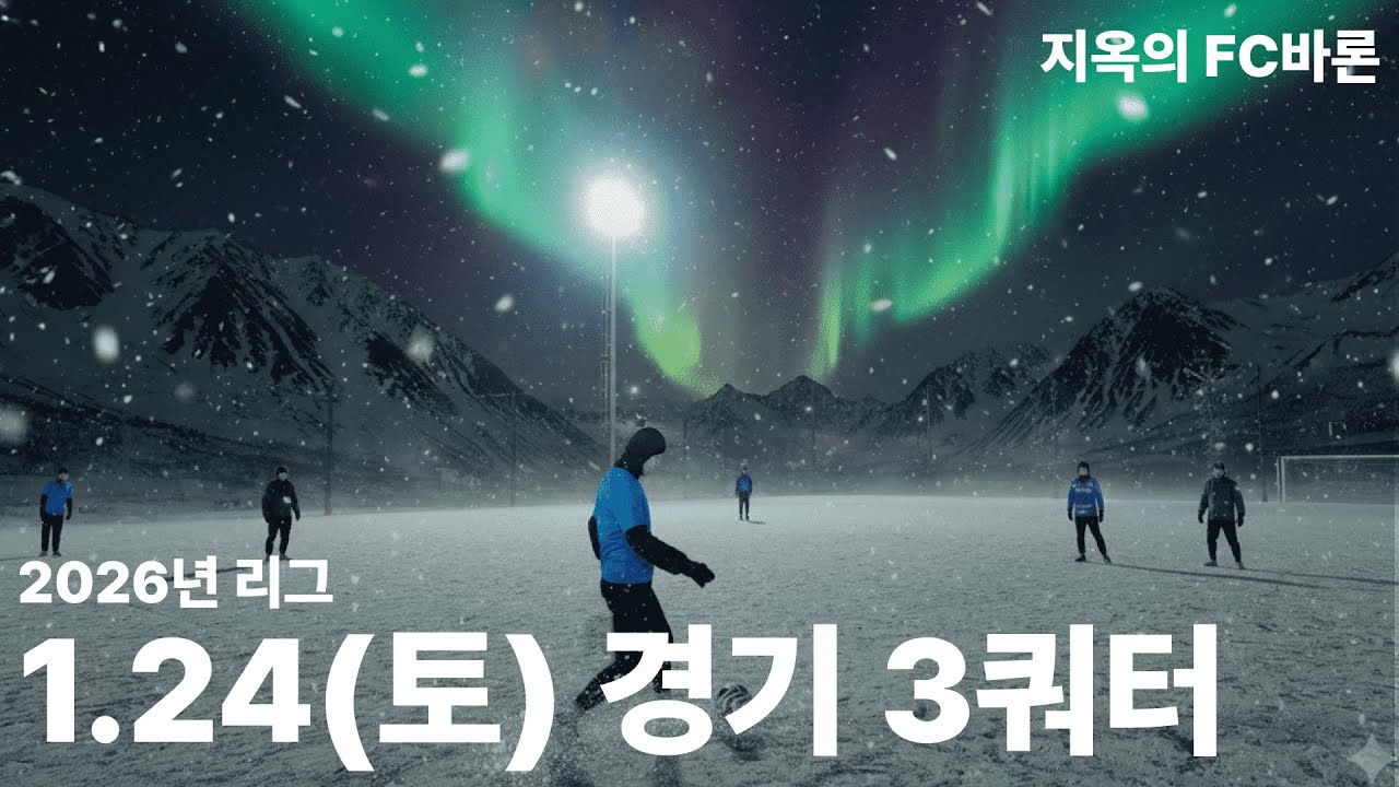 바론 자체 팀 매치ㅣ2026.1.24(토) 3쿼터ㅣ지옥의 FC바론 리그