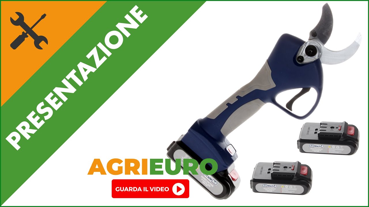 Forbice elettrica da potatura BullMach ARTEMIS 40: presentazione