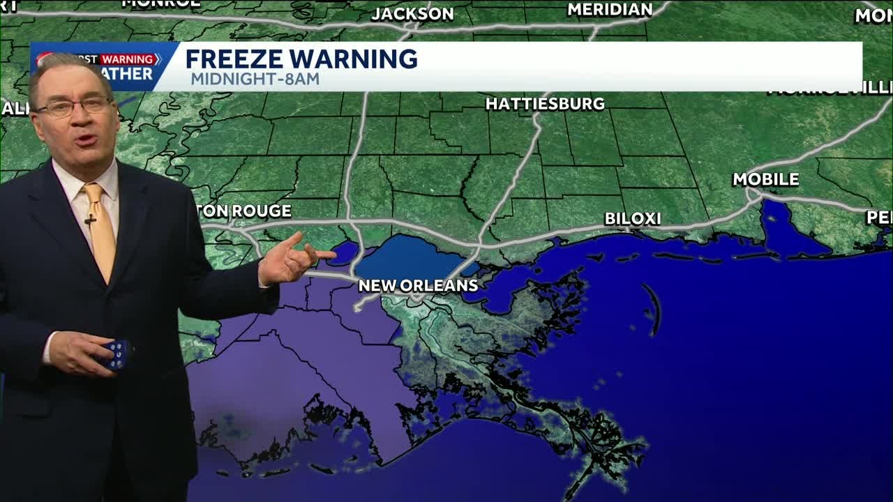 Freeze Warning Wednesday; more cold weekend air