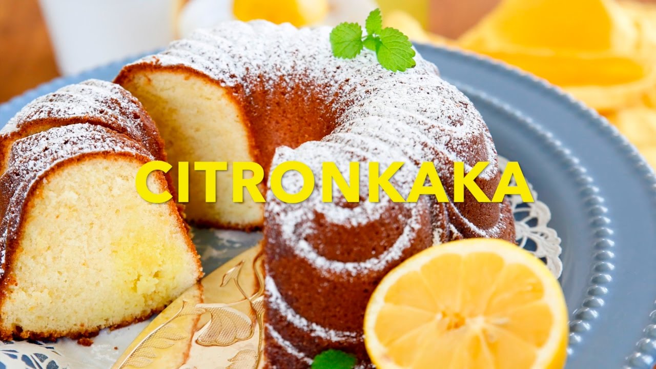 Sockerkaka med citron