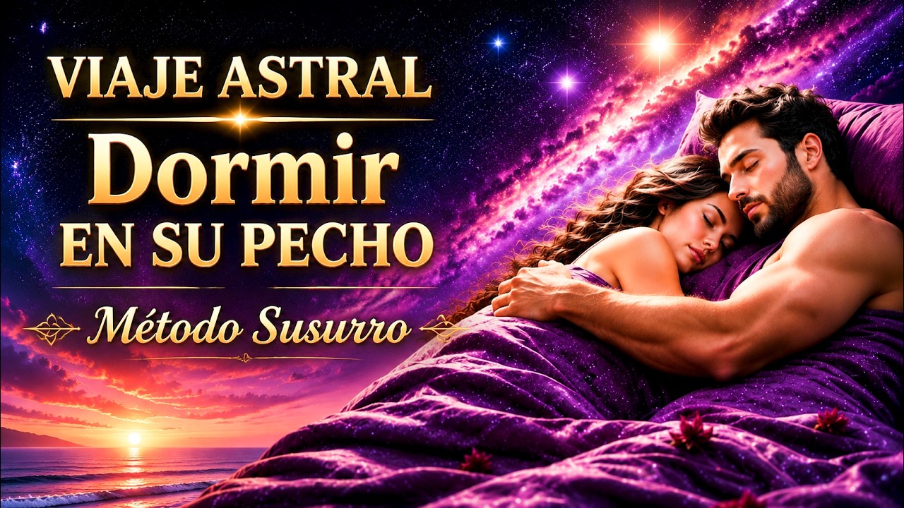 🌌 VIAJE ASTRAL 🌬️ DORMIR EN SU PECHO ❤️&zwj;🔥 Para que te SIENTA y BUSQUE | M&Eacute;TODO SUSURRO