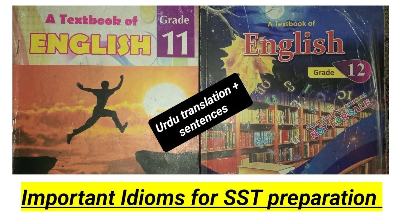 SST General Test preparation | Important Idioms from 1st &2nd year book | SST test #sst