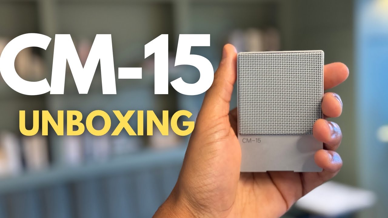 teenage engineering CM-15 unboxing and first impressions 🎙🔥