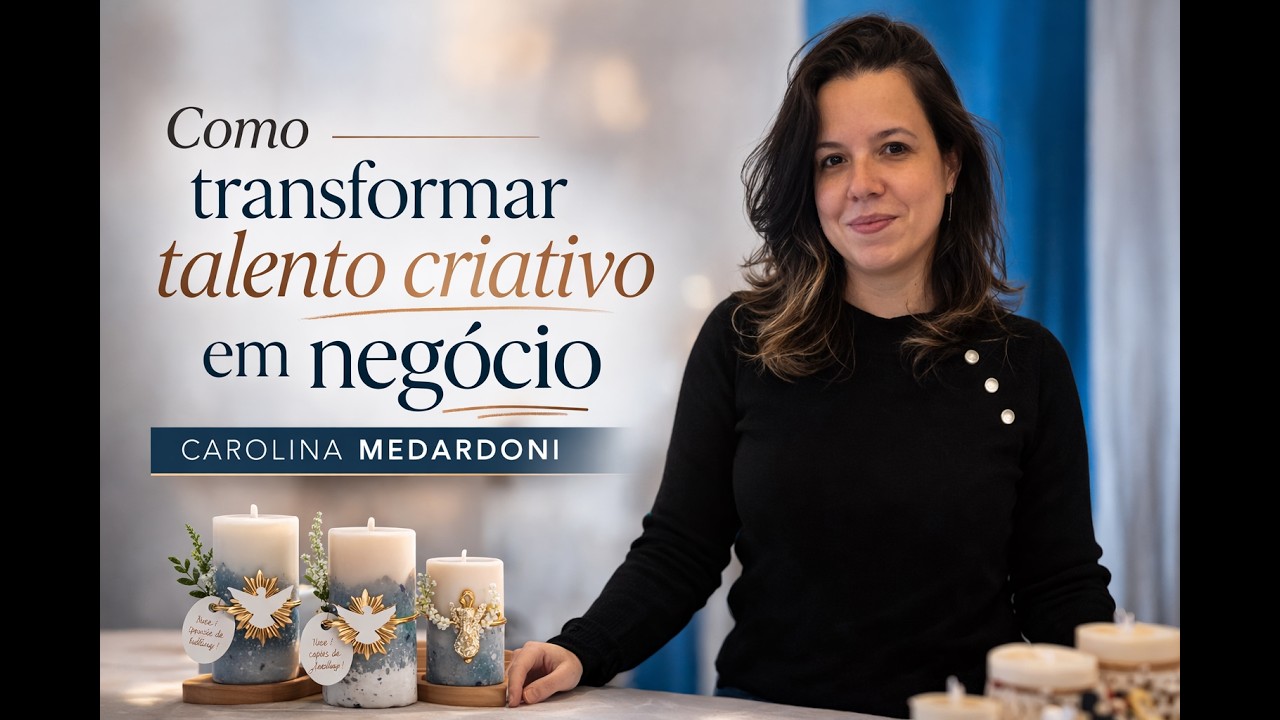 Como transformar talento criativo em negócio | Carolina Medardoni