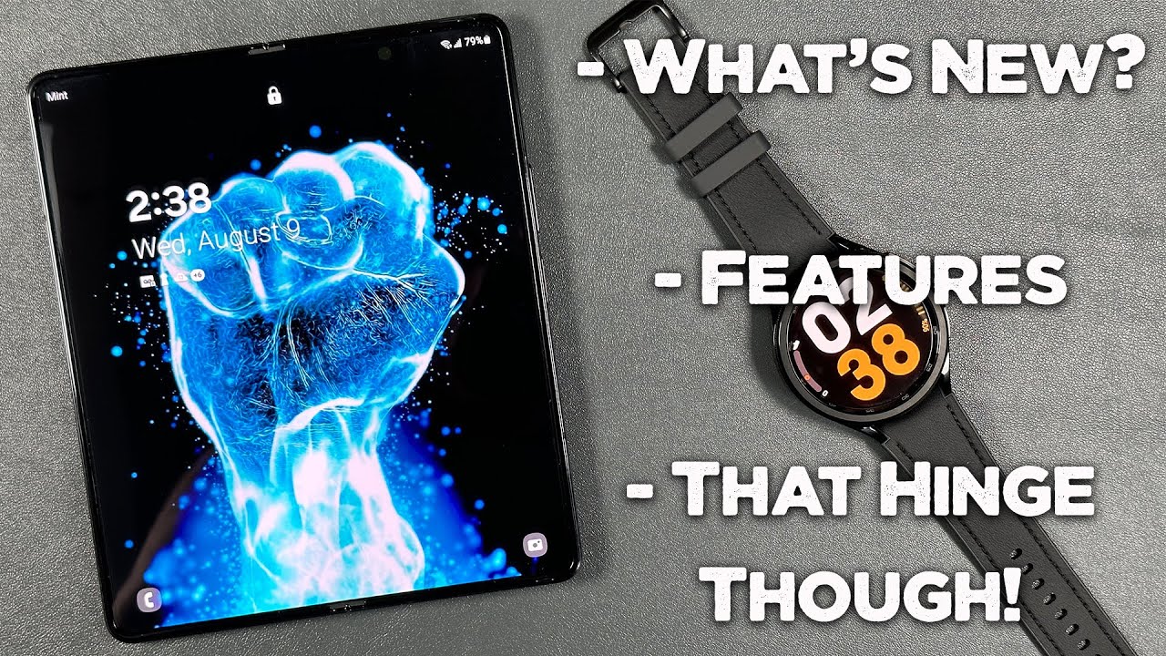 Galaxy Z Fold 5 -  Unboxing, 1st Impressions & Things to know.