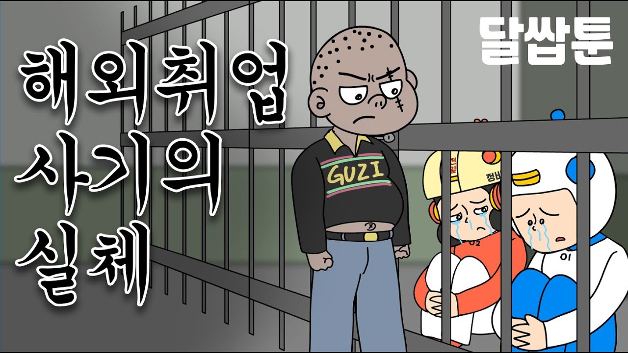 청년 해외 취업 사기의 실체 l 달쌉툰 l 만화