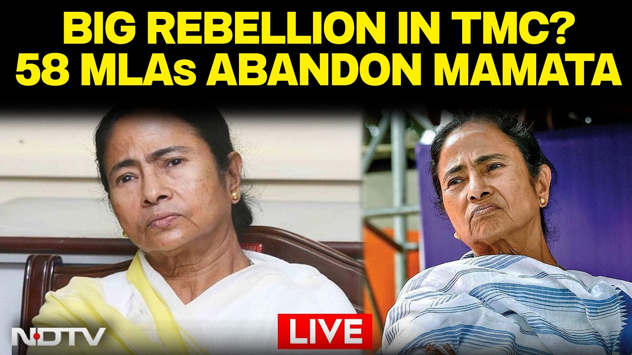 Mamata Banerjee News LIVE | TMC Implodes? 58 Out Of 80 MLAs Abandon Mamata Banerjee