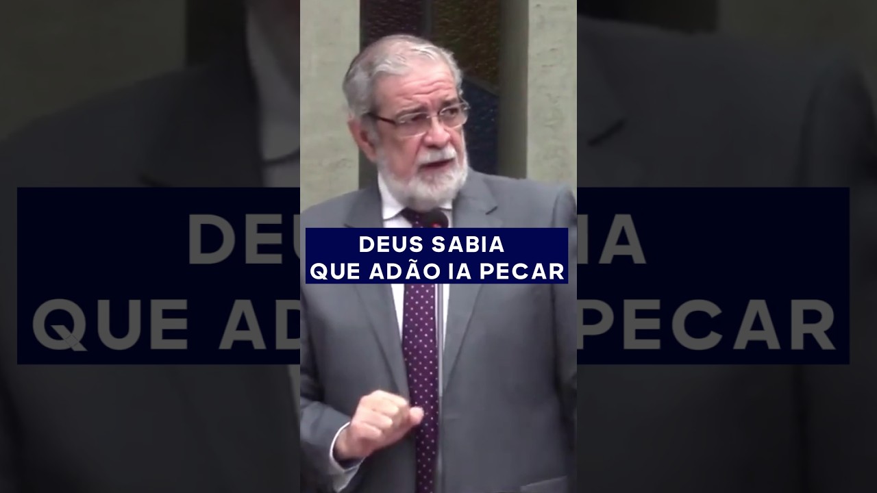 Prega&ccedil;&atilde;o pastor augusto nicodemus Deus sabia que Ad&atilde;o ia pecar #augustusnicodemus #prega&ccedil;&otilde;es