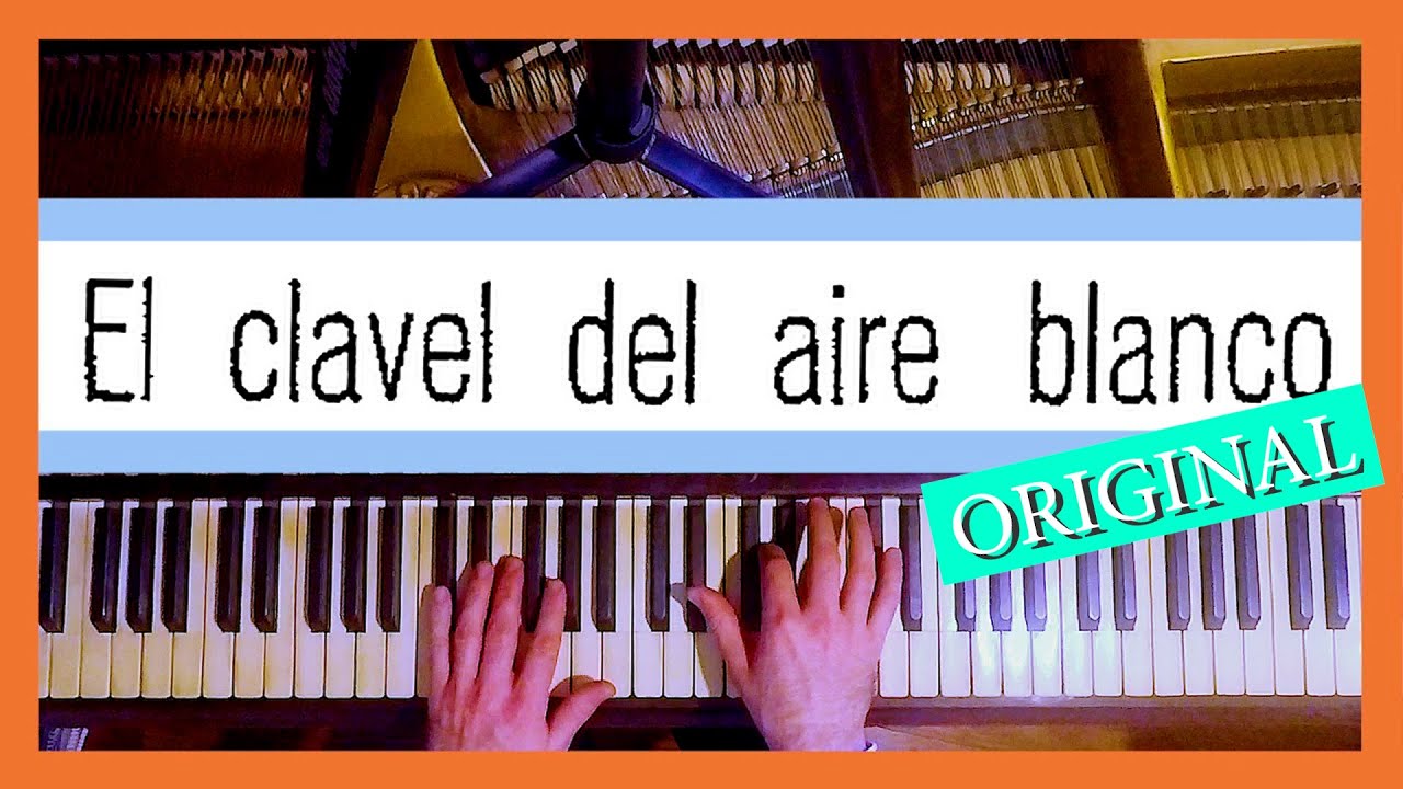 🌸 EL CLAVEL DEL AIRE BLANCO Karaoke (ORIGINAL) 💮 FLORES ARGENTINAS 💮 Carlos GUASTAVINO #operasinger
