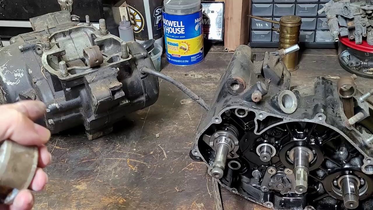 David's Suzuki TS125 tear down Part 2 splitting the case and comparison