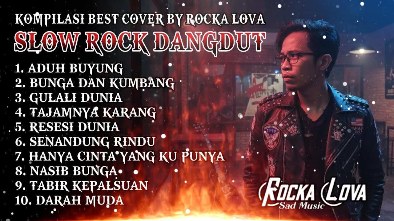 KOMPILASI SLOW ROCK DANGDUT BEST COVER BY ROCKA LOVA | ADUH BUYUNG | RESESI DUNIA | NASIB BUNGA