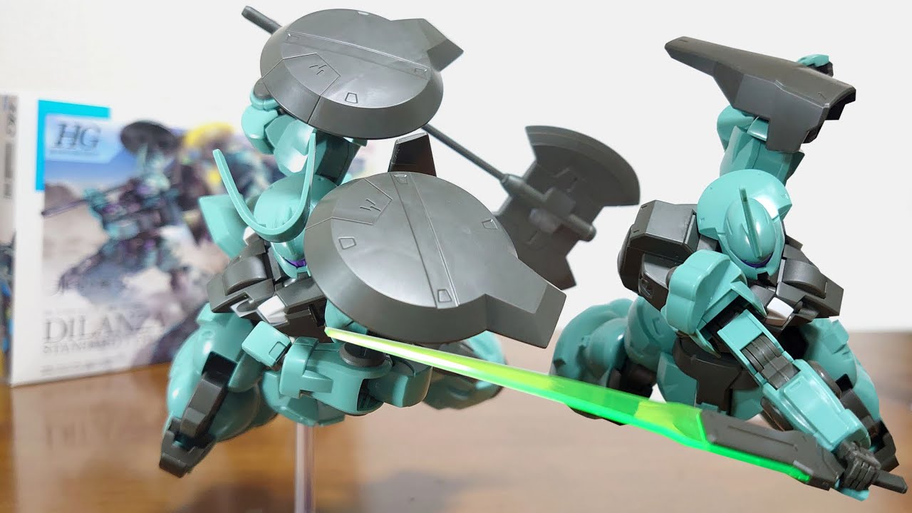 （ディランザの一般機が登場！大型ヒートアックスを装備！ラウダ専用機にも組める！）HG 1/144 ディランザ（一般機/ラウダ専用機）　レビュー