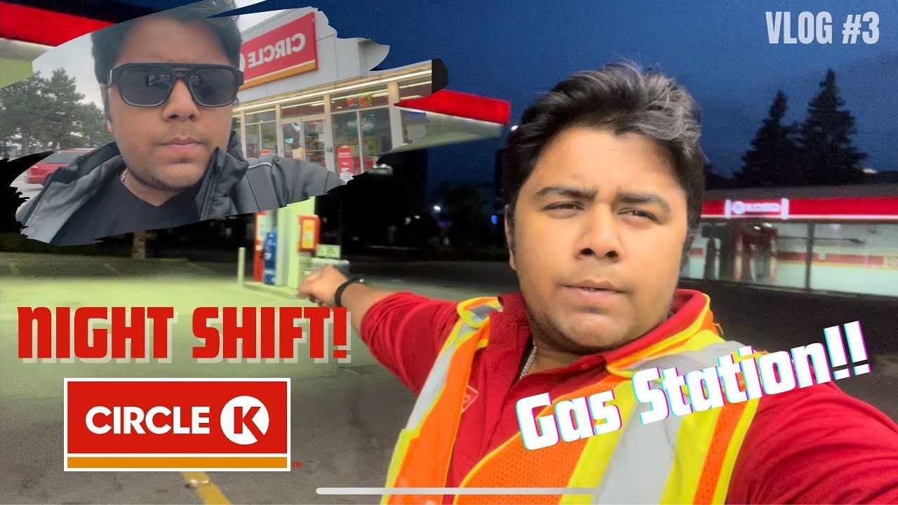 How to get a job at Gas station in Canada | VLOG 3 | Circle K | Night Shift at Gas station