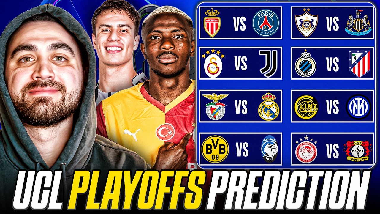 UEFA Champions League Playoff Predictions