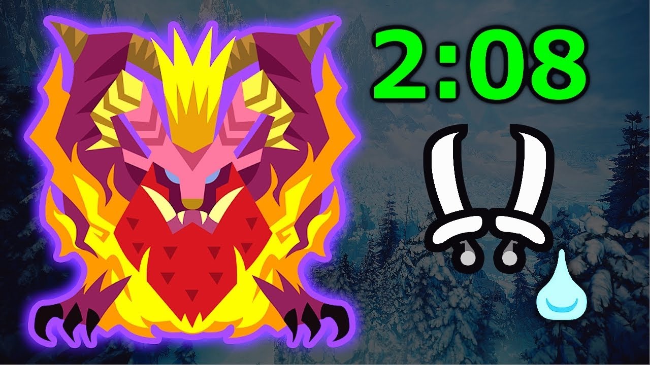 Tempered Teostra Dual Blades Solo 2'08'' | MHW Iceborne
