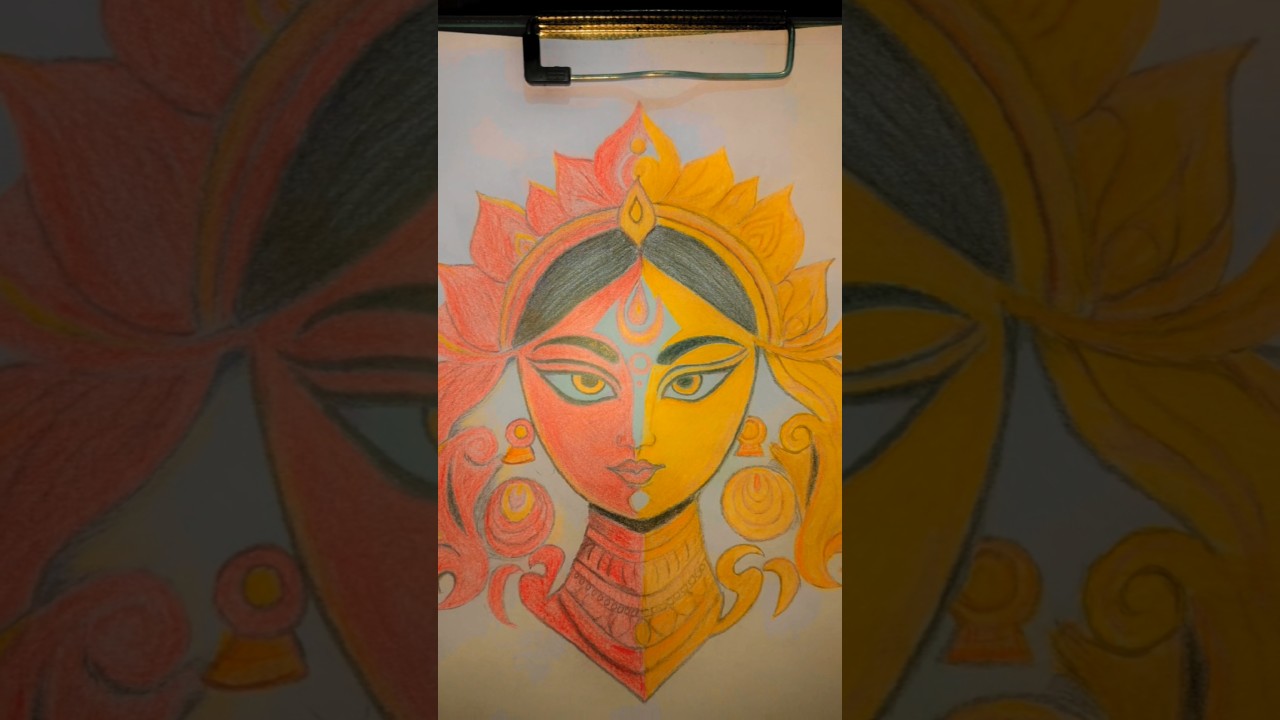 ma durga portrait ❤️ 