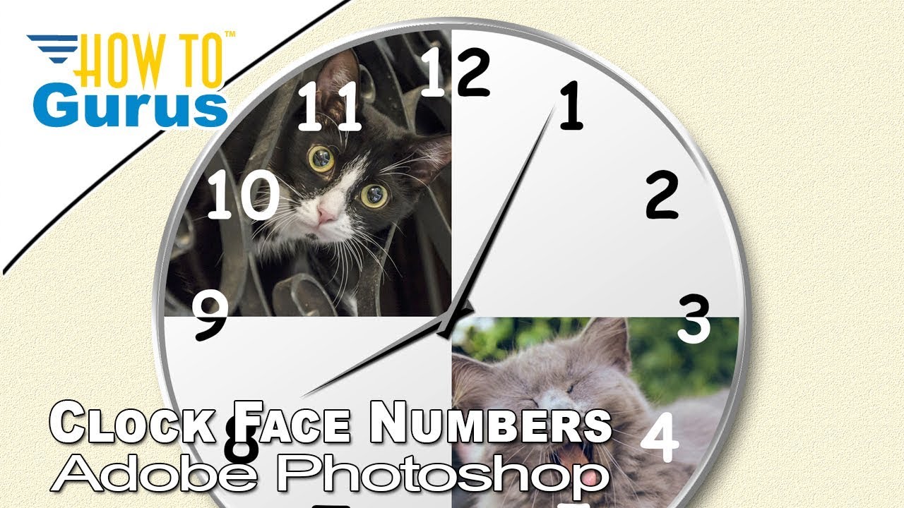 How You Can Place Numbers on a Clock Face in Photoshop CC