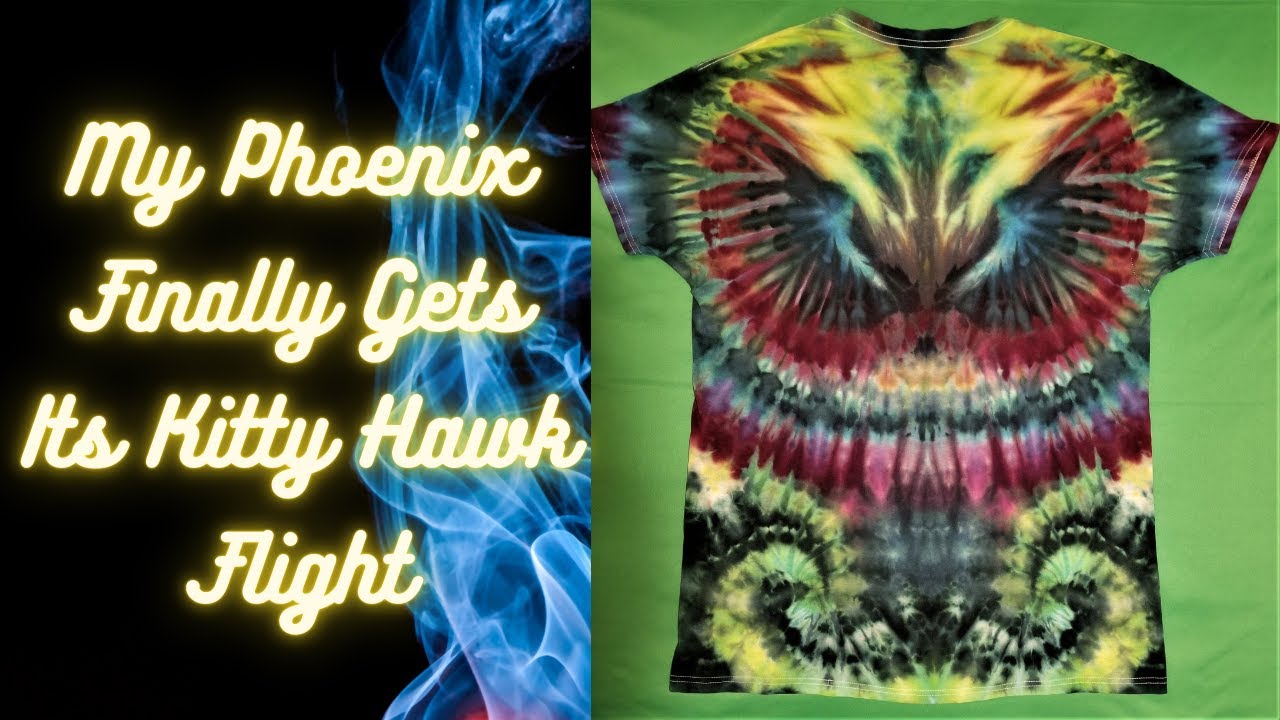 How to Tie Dye: My Phoenix is starting to fly!
